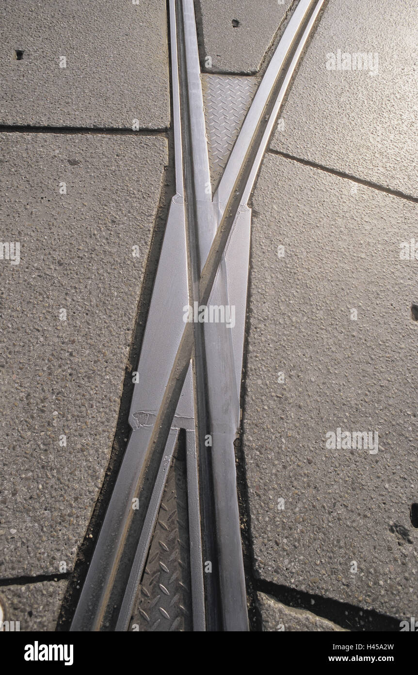 Streetcar, tracks, detail, trajectory rails, rails, railway tracks, trajectory traffic, rail