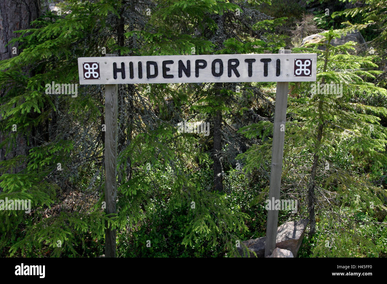 Hiidenportti National park, Sotkamo Finland Stock Photo