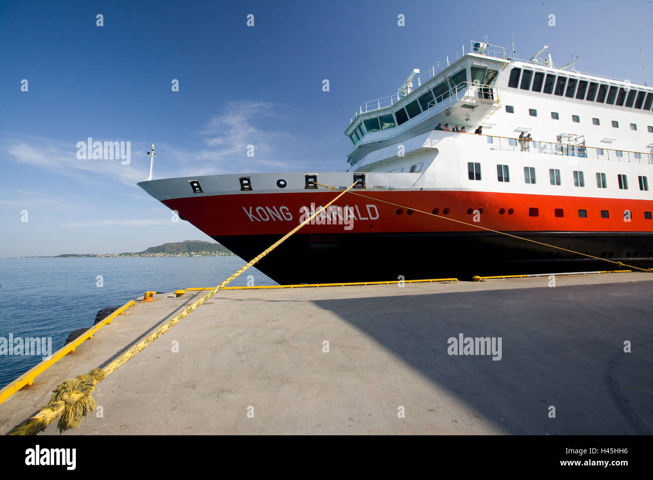 Norway, Hurtigruten (ships), 'MS Kong Harald', bug, Stock Photo