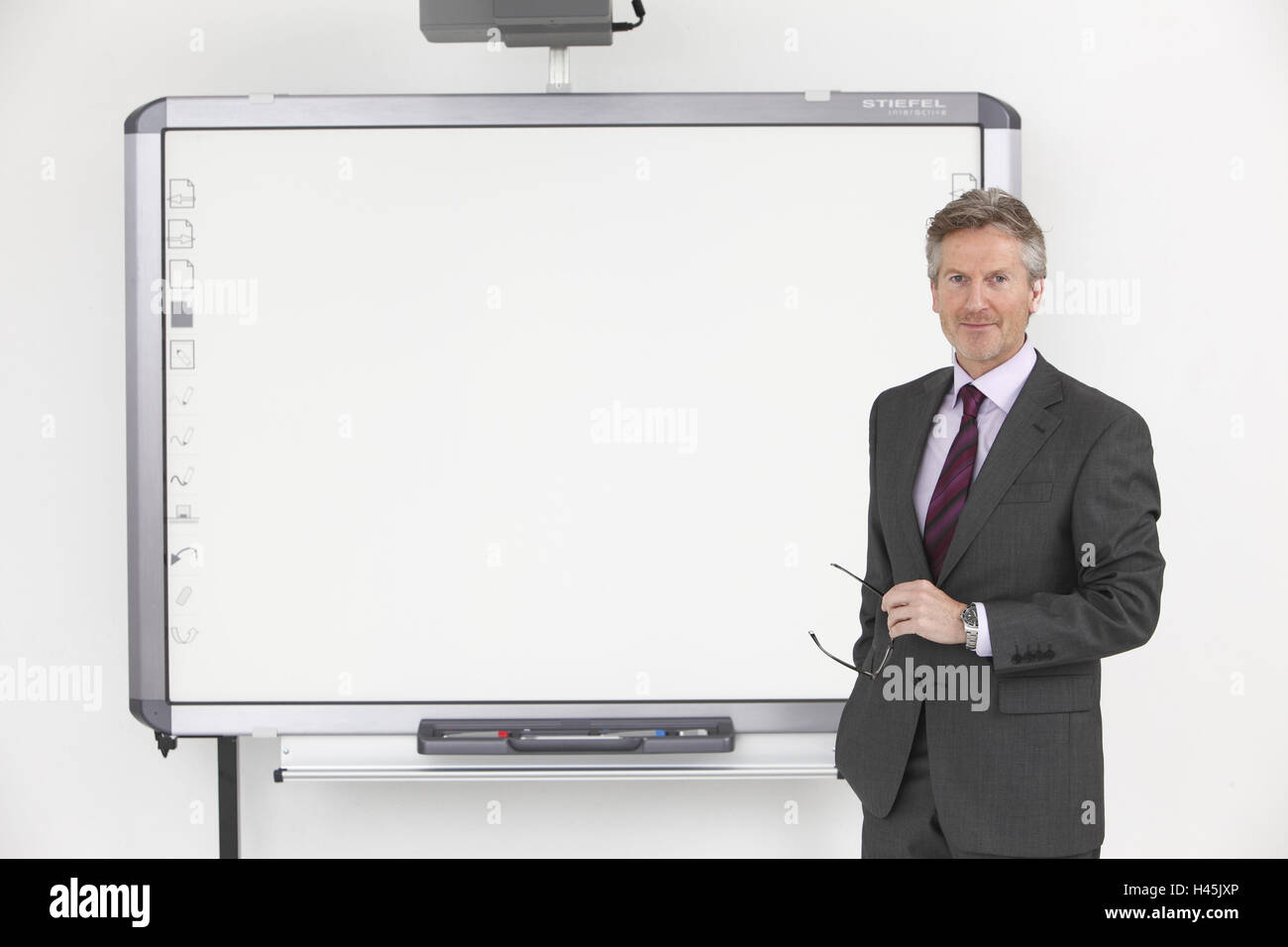 Man, 50 +, manager, Whiteboard, Stock Photo