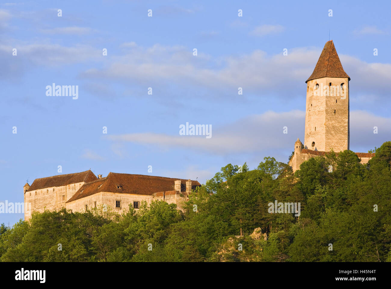 Austria, Lower Austria, castle Seebenstein, Stock Photo