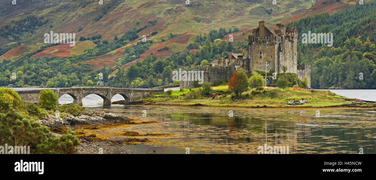 Great Britain, Scotland, Invernessshire, Eilean Donan Castle, Stock Photo