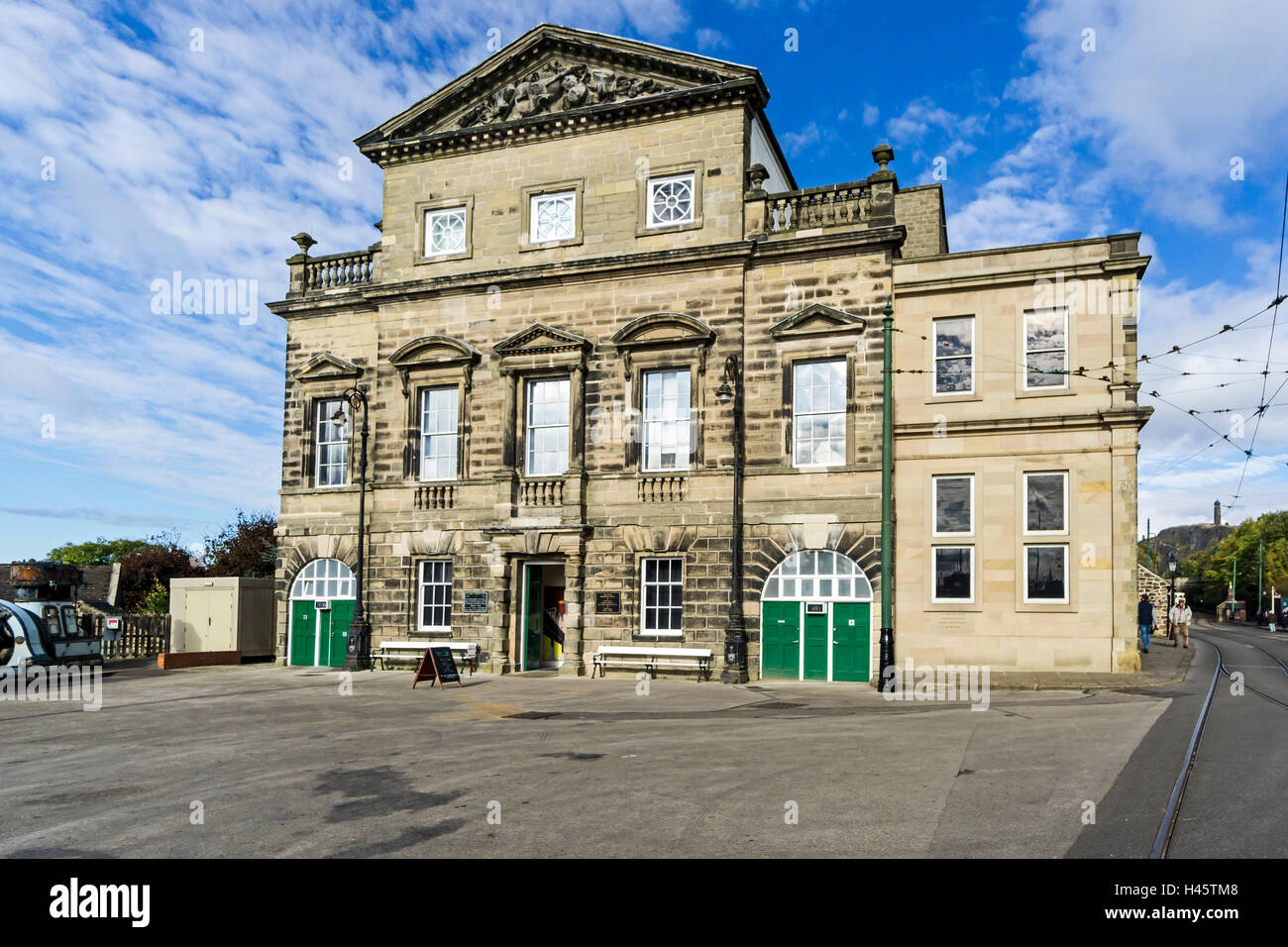 Derby Assembly Rooms at Crich Tramway Village  Crich Matlock Derbyshire England Stock Photo
