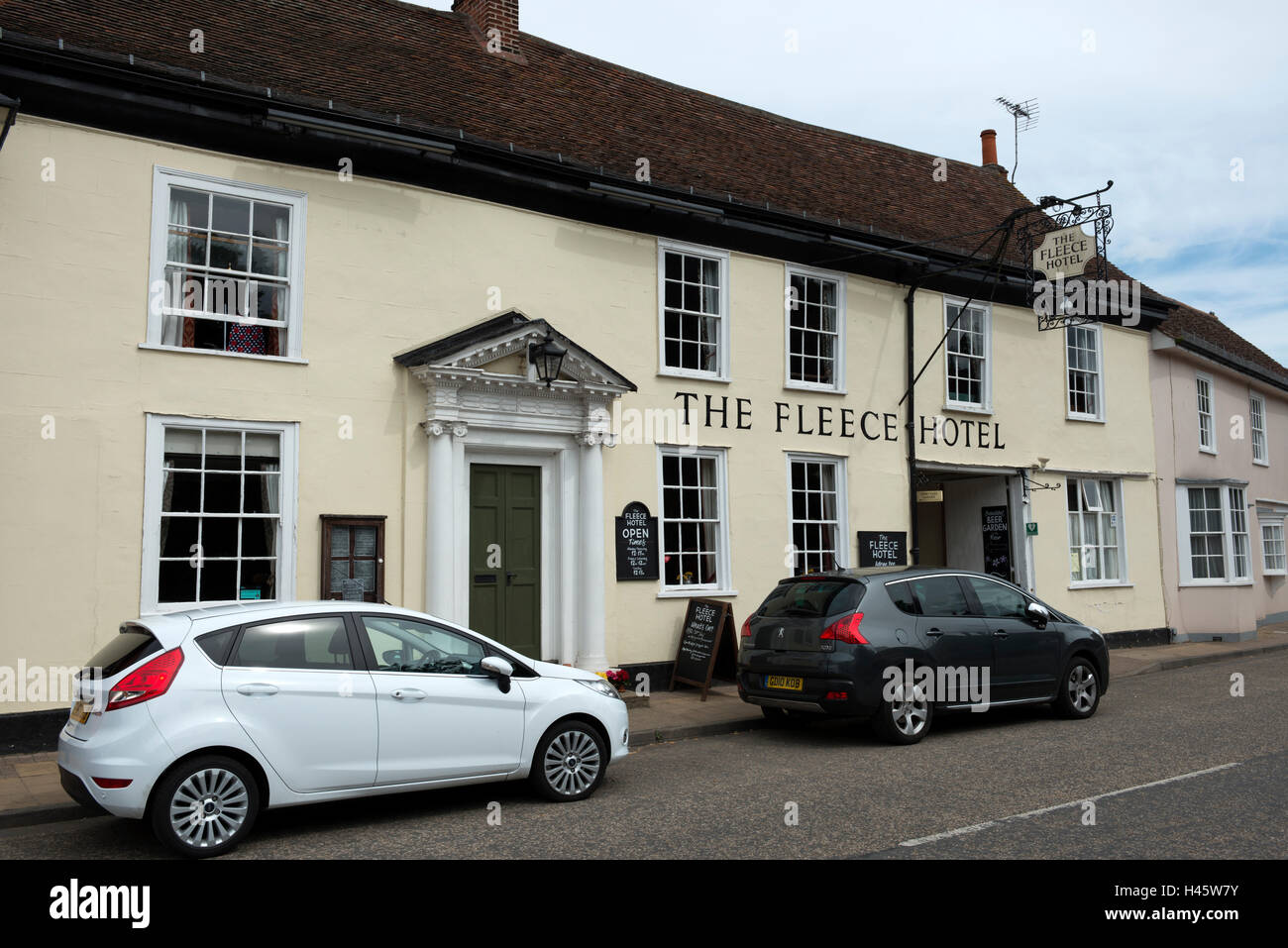 The Fleece Hotel Boxford Suffolk England Stock Photo Alamy