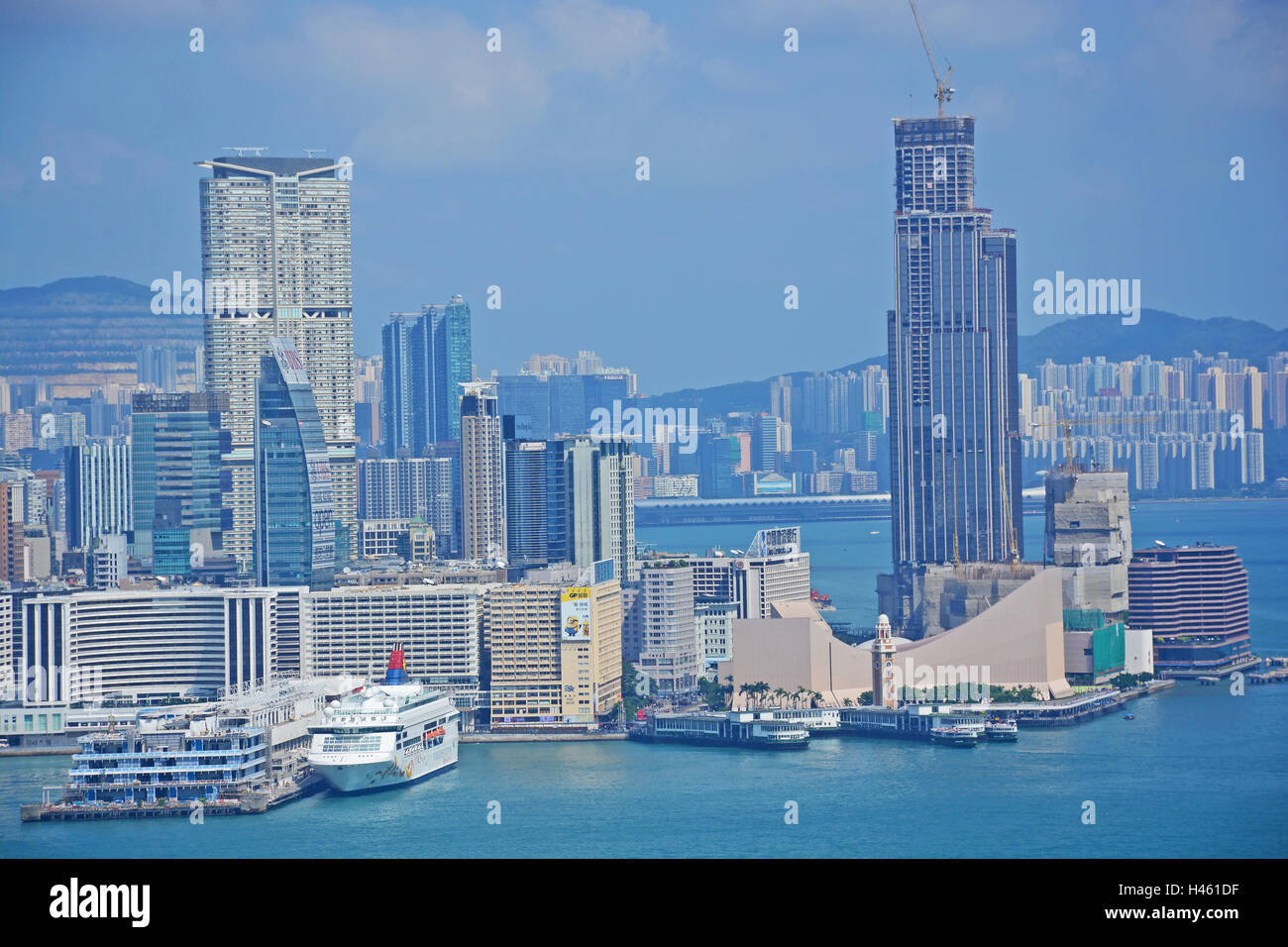 cruise ship terminal Kowloon Hong Kong China Stock Photo