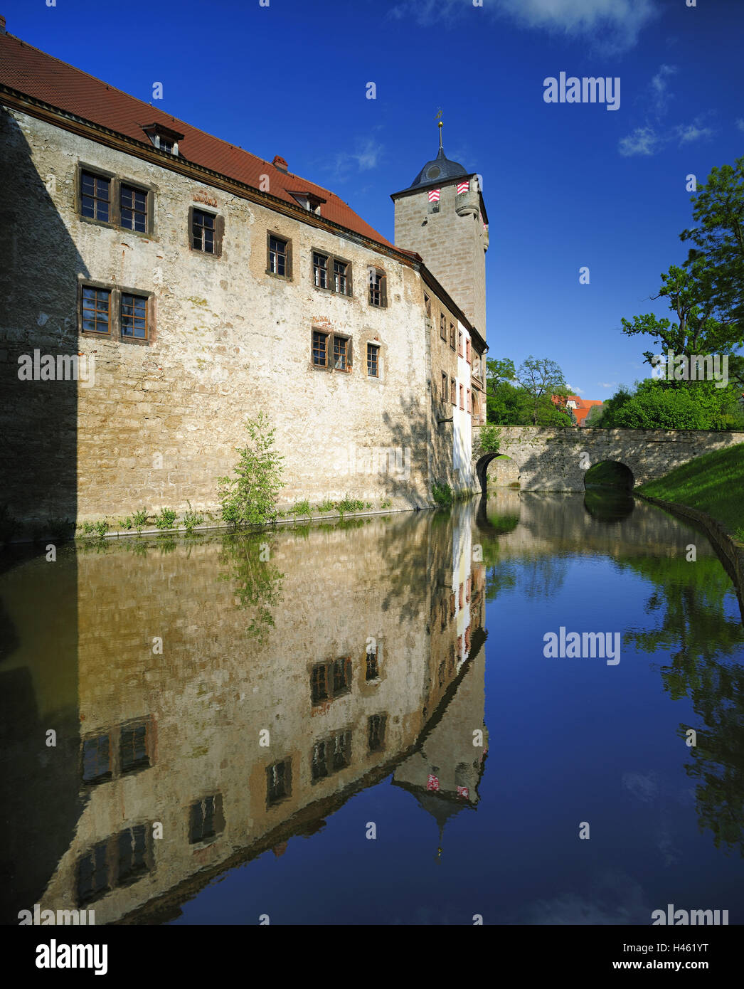 Germany, Thuringia, water castle Kapellendorf, Stock Photo