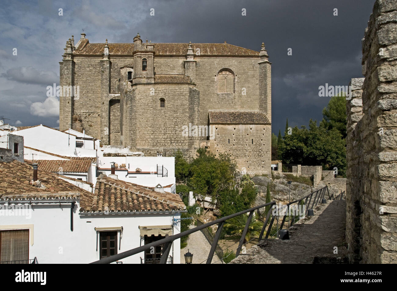 Spain, province Malaga, Andalusia, Ronda, cloister, monastery, outside ...