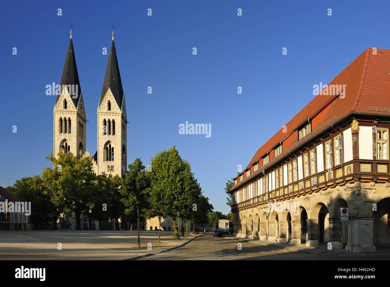 Germany, Saxony-Anhalt, Halberstadt, cathedral and cathedral priory, Stock Photo