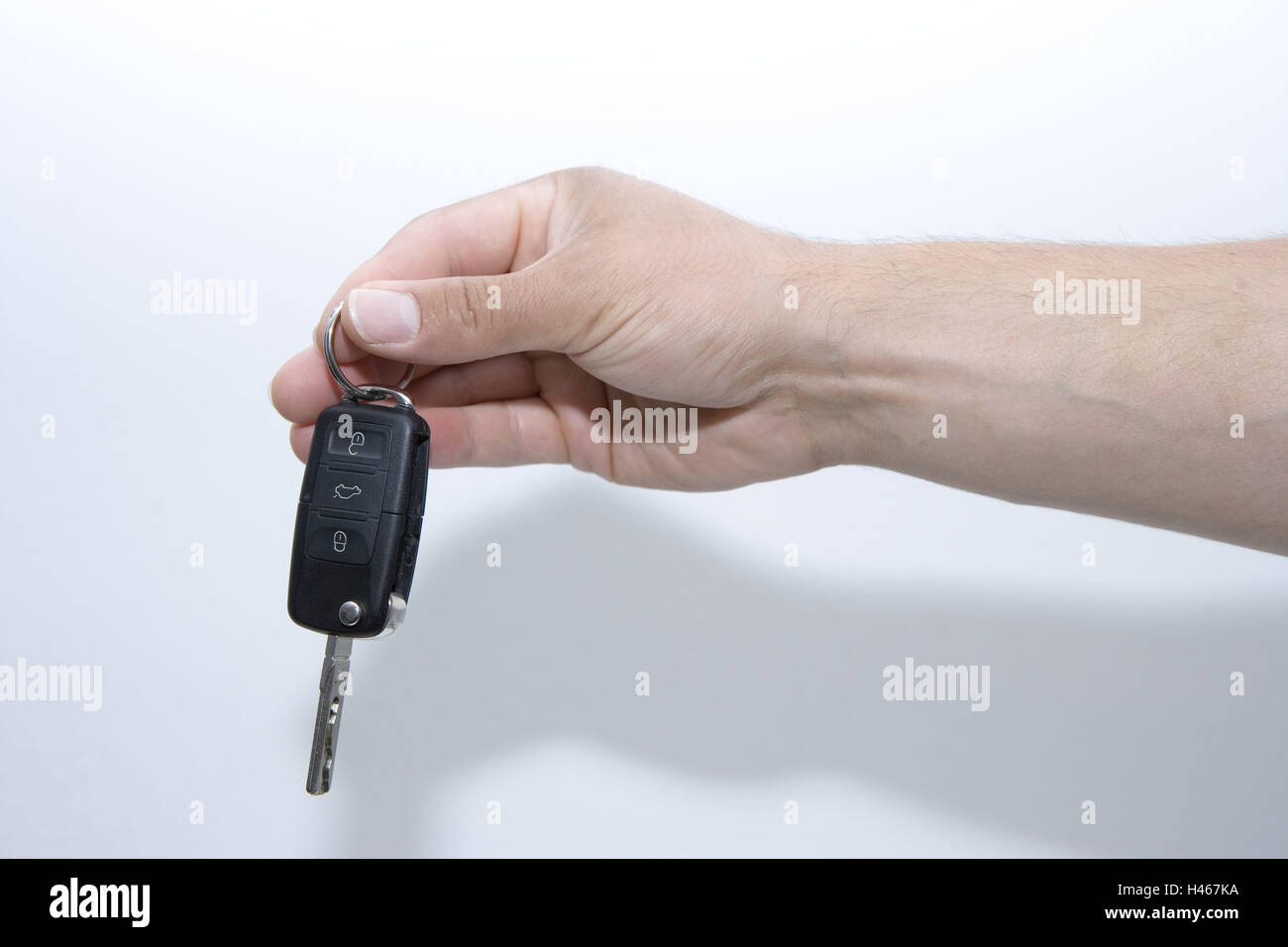 Car key, hand, cut out, Still life Stock Photo Alamy