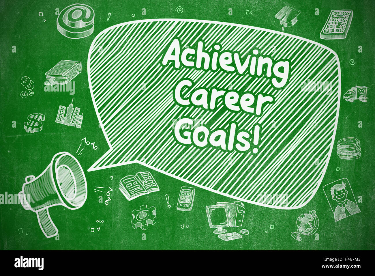 Achieving Career Goals Business Concept Stock Photo Alamy