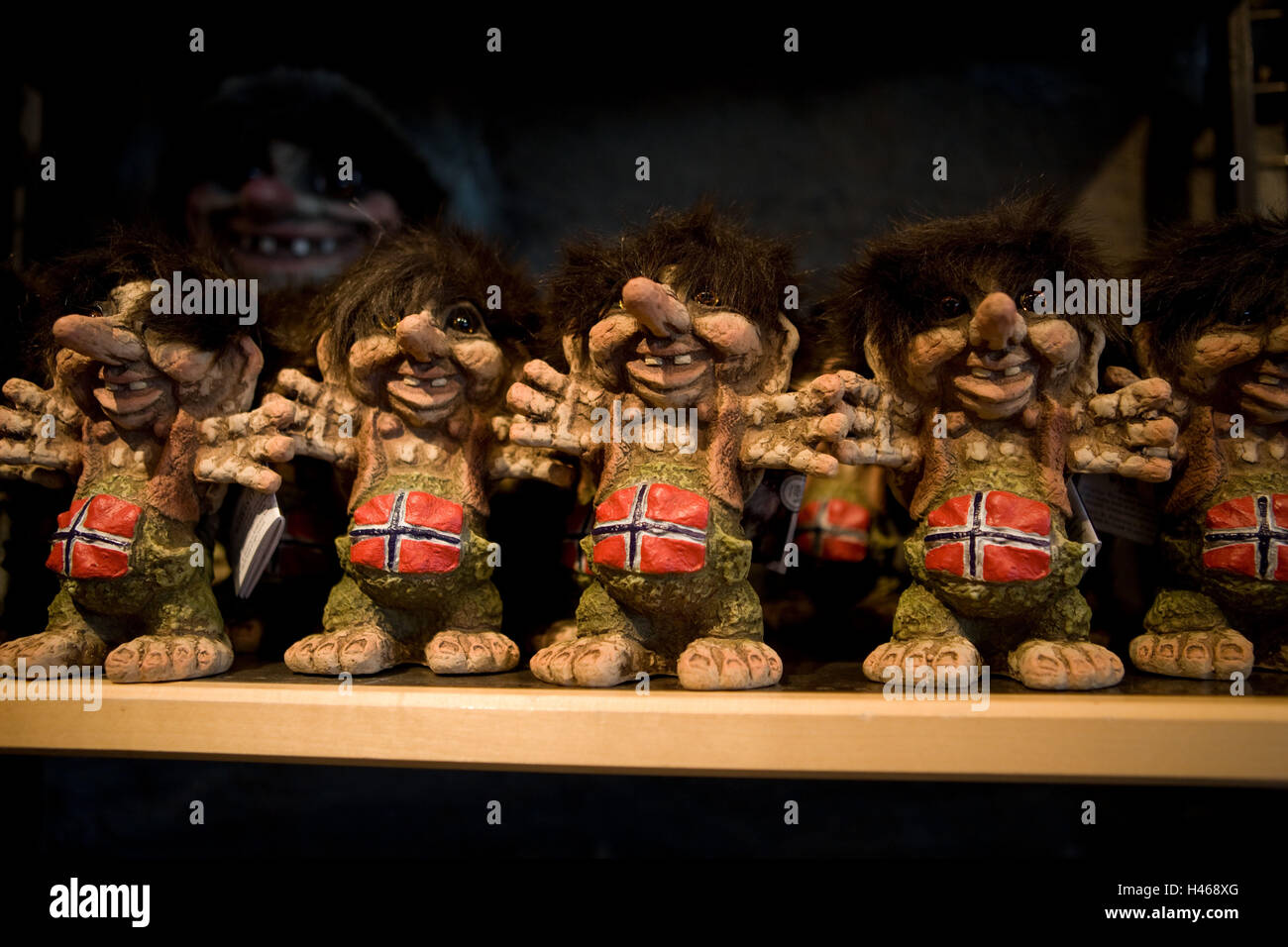 Norway, souvenirs, trolls Stock Photo - Alamy