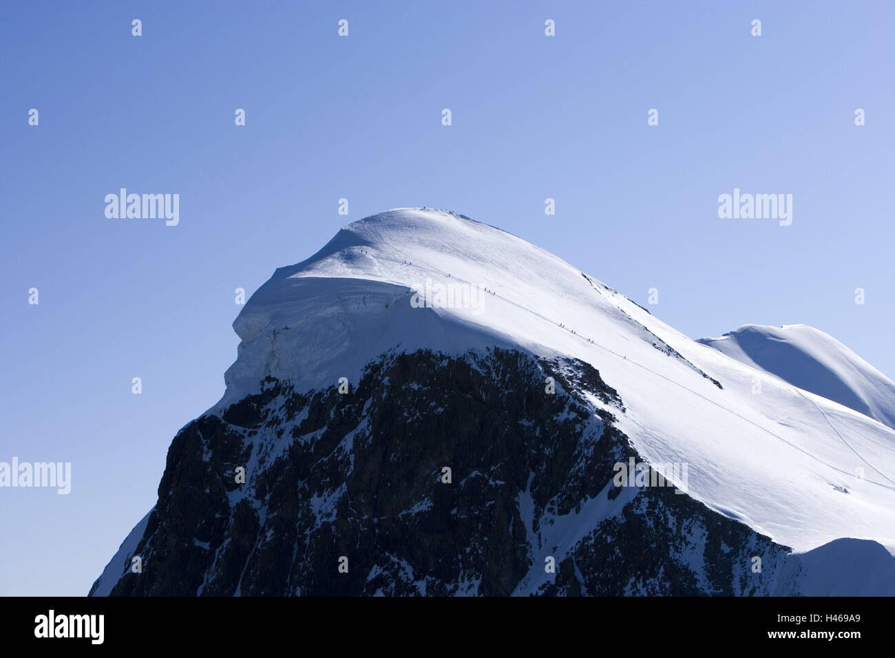 Switzerland, Valais, Ceriumweakly, small Matterhorn, wide horn, ice