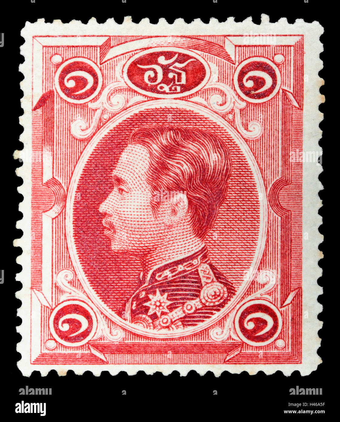 Thailand Circa 1883 A Thai postage stamp from the original Solot series printed in 1883