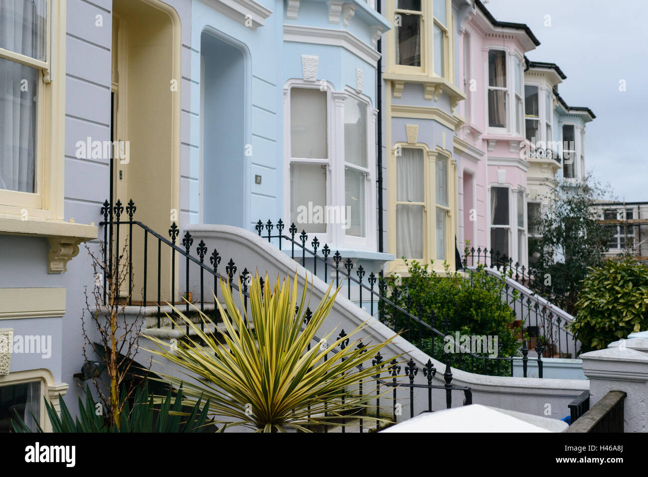 Houses, St Terrace, Kemptown, Brighton. UK Stock Photo Alamy