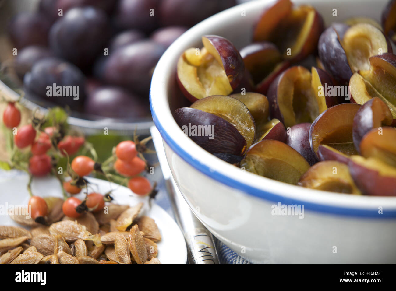 Plum Stones Stock Photos & Plum Stones Stock Images Alamy