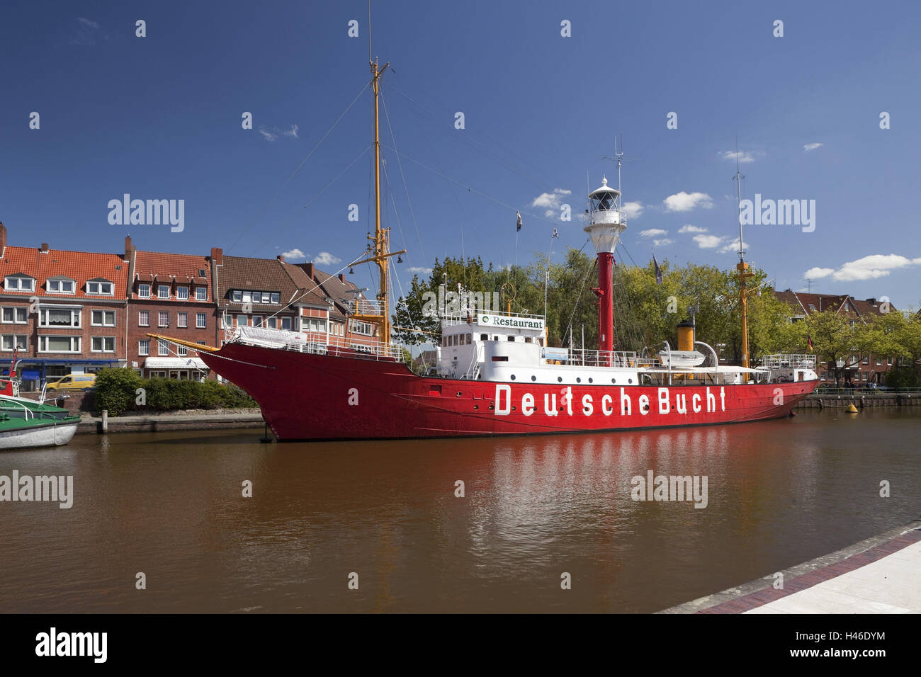 Germany Lower Saxony Emden Historical Lightship Amrum Bank