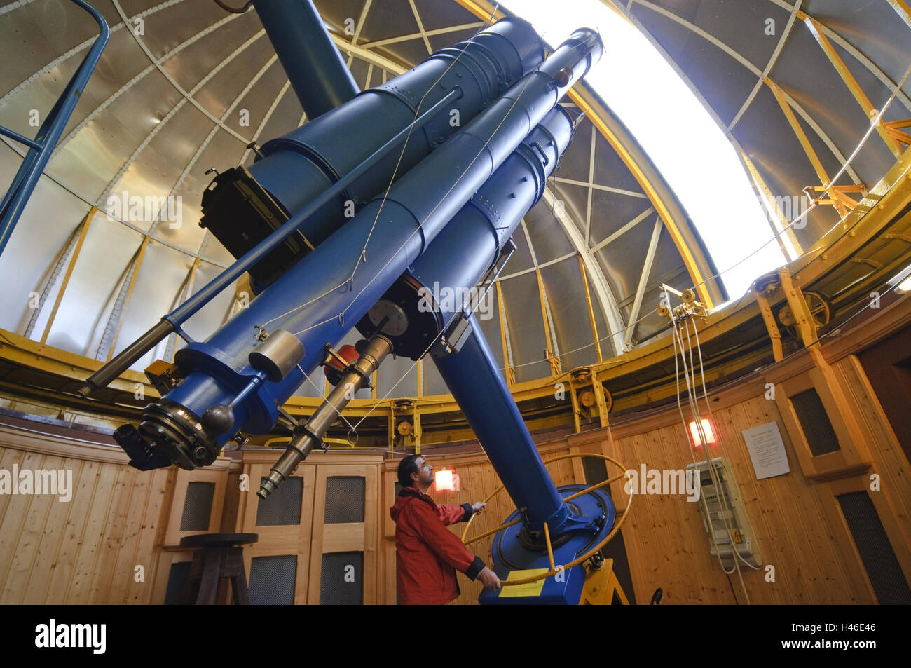 Heidelberg, telescope, observatory, observatory in the king's chair,  Baden-Wurttemberg, Germany Stock Photo - Alamy