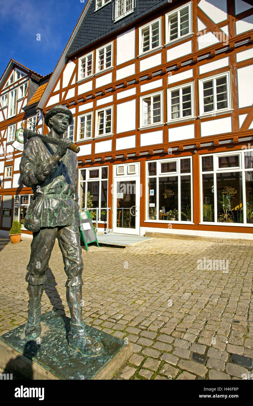 Germany Hessen Northern Hessen Melsungen Historical Old Town