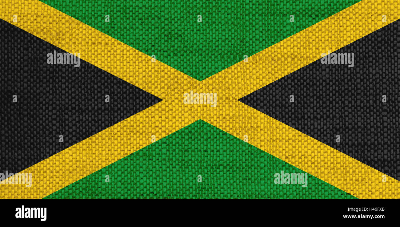 Flag on old linen Stock Photo - Alamy