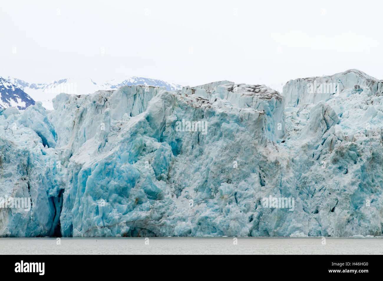 svalbard glaciers near the cost of the islands Stock Photo Alamy