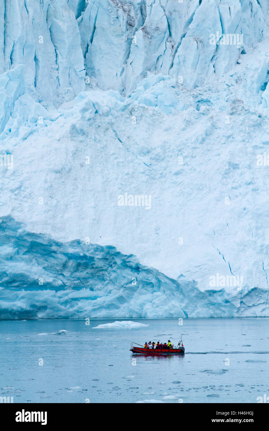 svalbard glaciers near the cost of the islands Stock Photo