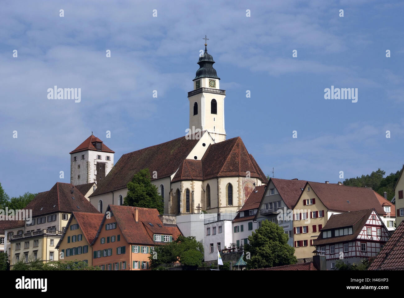 Germany, Baden-Württemberg, Horb on the Neckar, old town, Stock Photo