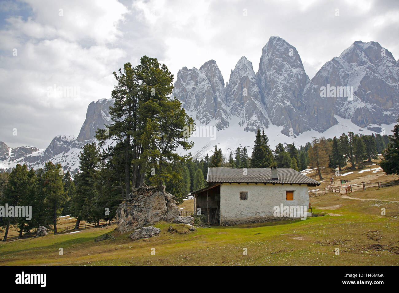 Italy, South Tyrol, the Dolomites, Geislerspitzen, Stock Photo