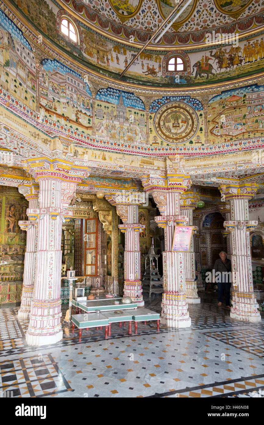 Painted Bikaner Shrine Shutters - 18thC Painted Bikaner Shrine Shutters - 18thC