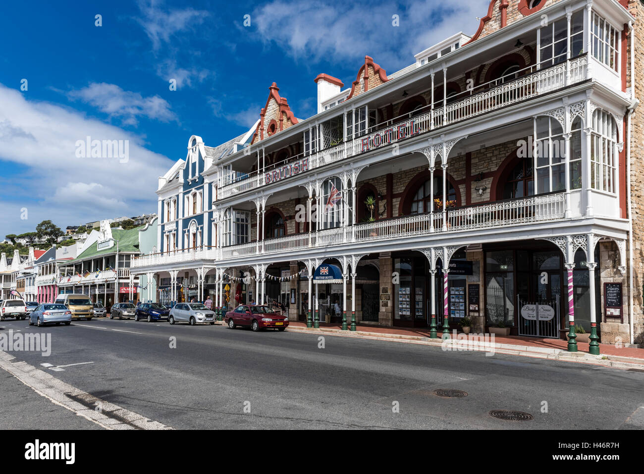 Historic houses, Simon's Town, False Bay, Cape Town, South Africa Stock