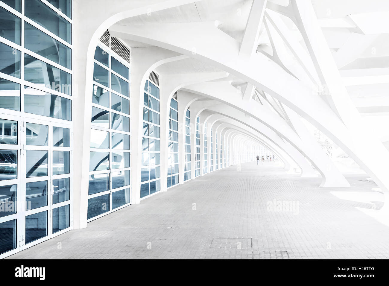 Ciudad de las Artes y las Ciencias, Valencia, Spain Stock Photo