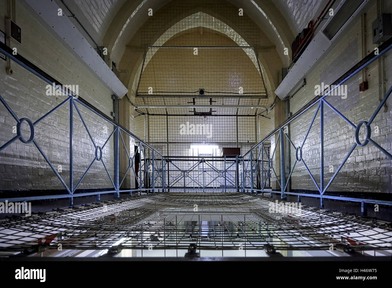 Her Majesty's Prison Reading, England opened to the public in 2016 - safety nets Landing 3 Stock Photo