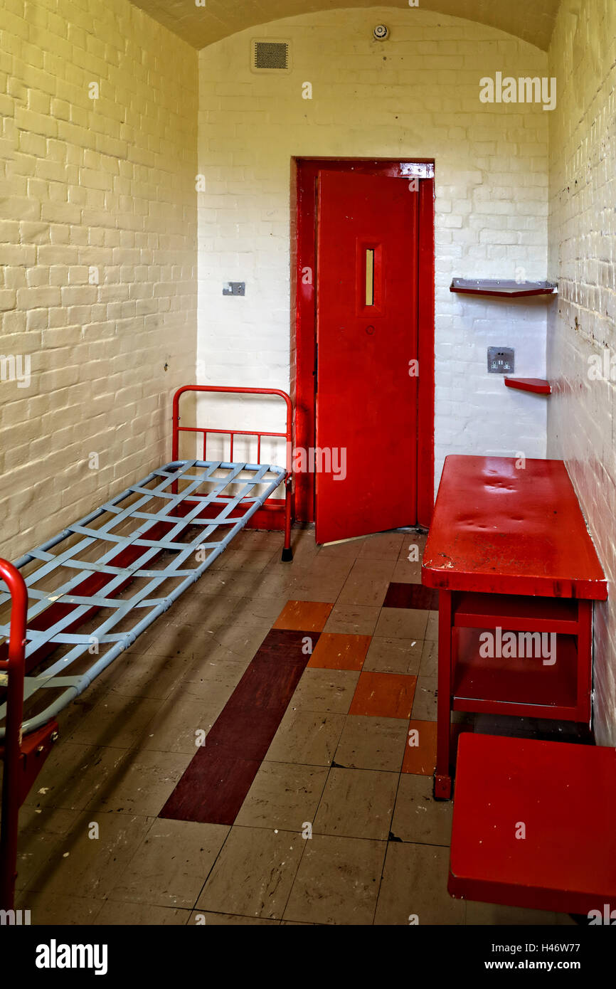 Her Majesty's Prison Reading, England opened to the public in 2016 - First Floor Landing cell Stock Photo