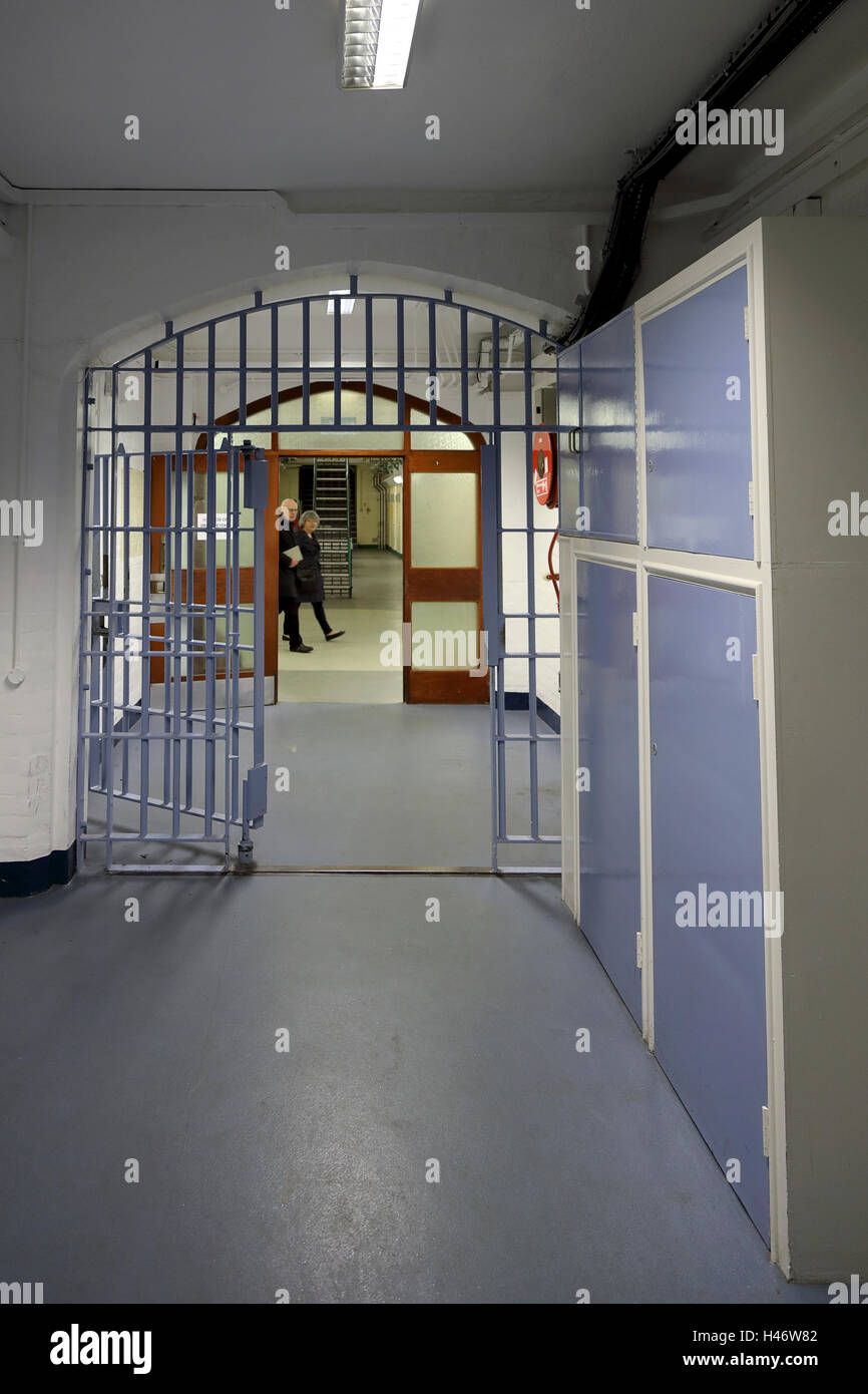Her Majesty's Prison Reading, England opened to the public in 2016 - members of the public visit the prison Stock Photo
