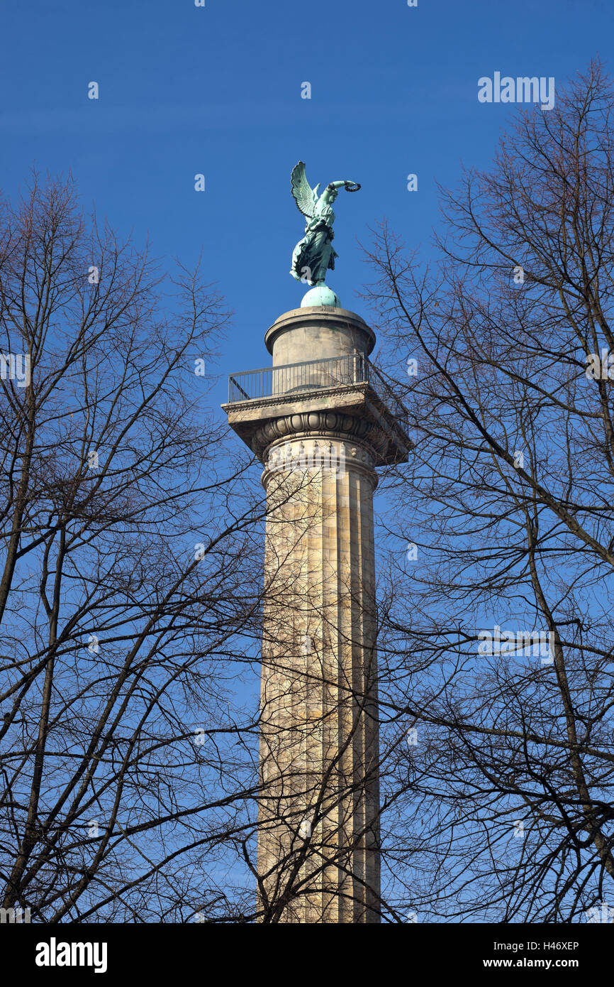 Germany, Lower Saxony, Hannover, Waterloosäule, monument, pillar, Waterloo pillar, statue