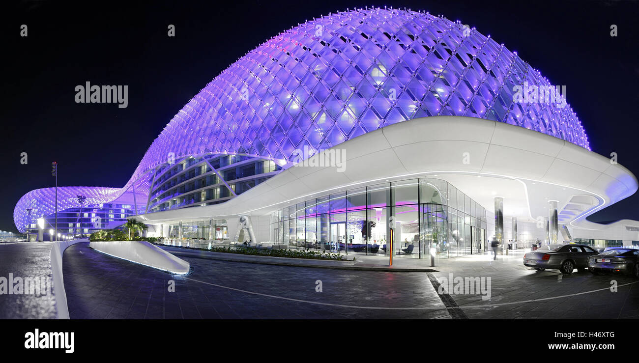 Luxury hotel 'The Yas hotel', Yas Islands, Abu Dhabi, United Arab ...