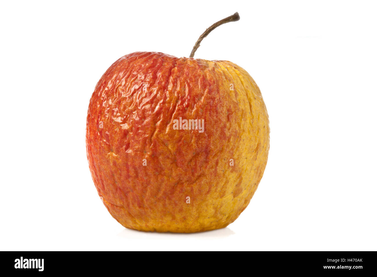 Apple, schrumpelig, medium close-up, fruit, dryly, old, aged, creased ...