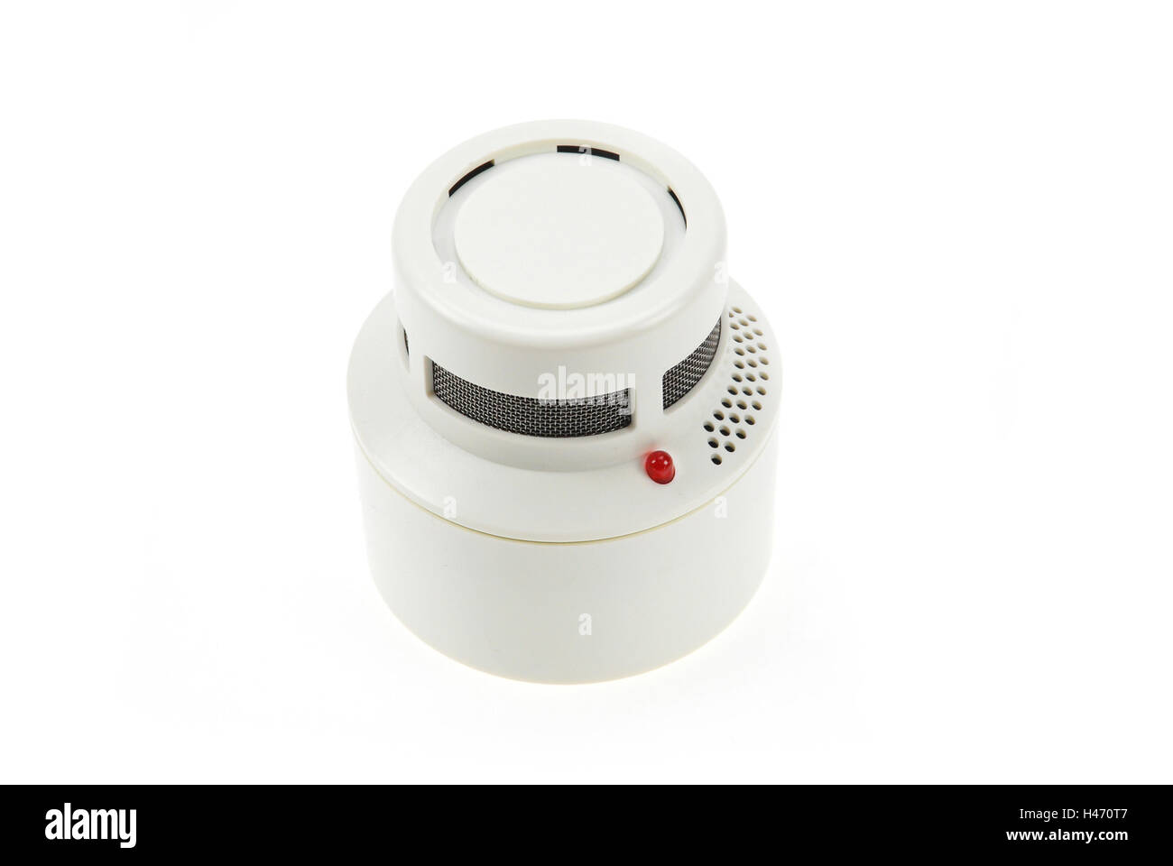 Smoke detector, studio recording Stock Photo Alamy