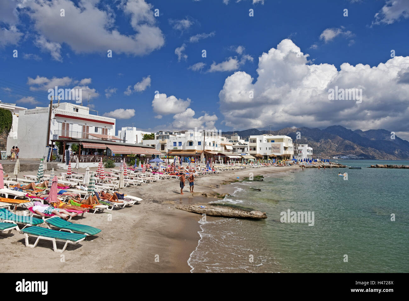 Greece, island Fondling, beach Kardamena Stock Photo Alamy