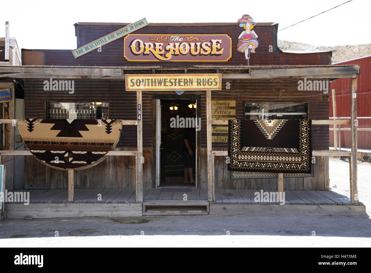 The USA, Arizona, Oatman, route 66, business Stock Photo Alamy