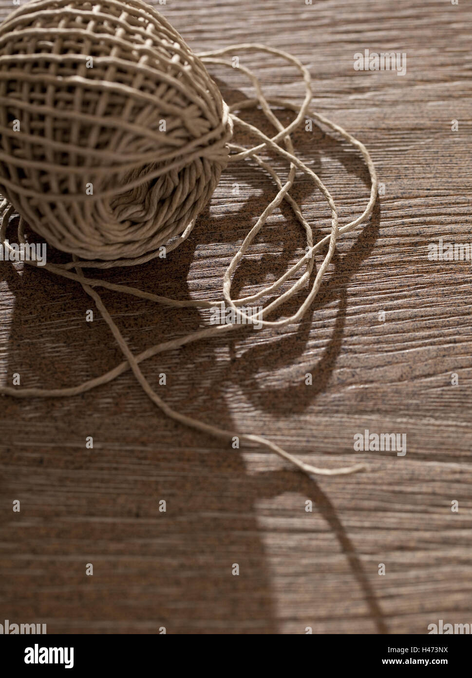 Balls, ball of wool, rope, cord Stock Photo Alamy