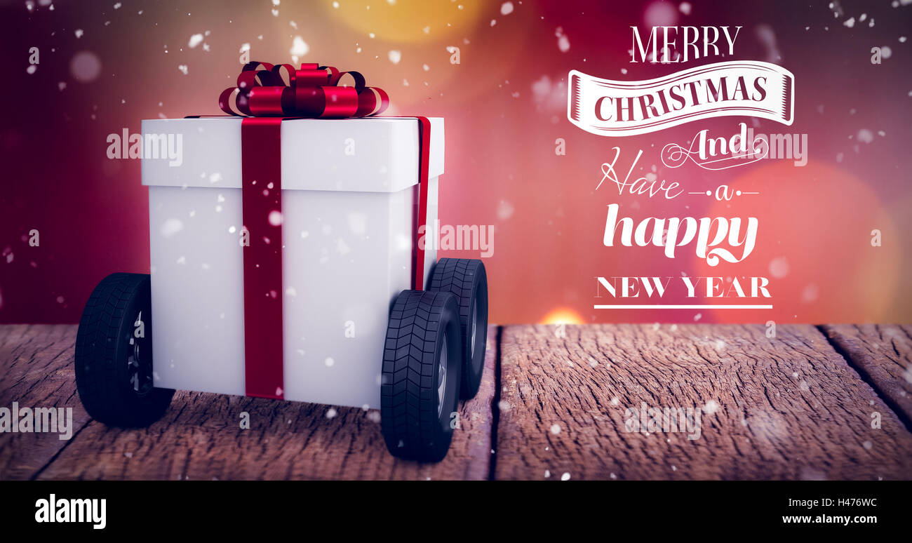 Merry Christmas message Stock Photo - Alamy