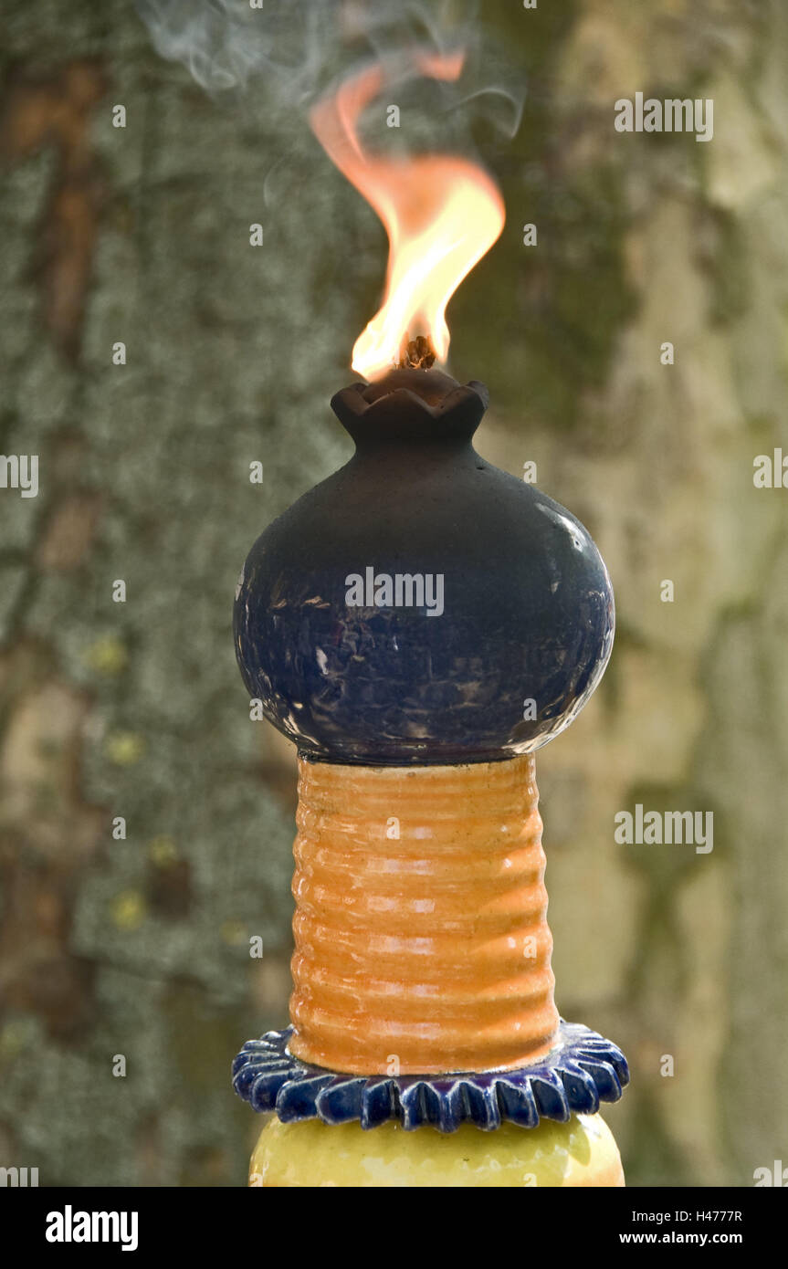 Oil lamp, blast, lamp, light, candle light, garden headlight, flame