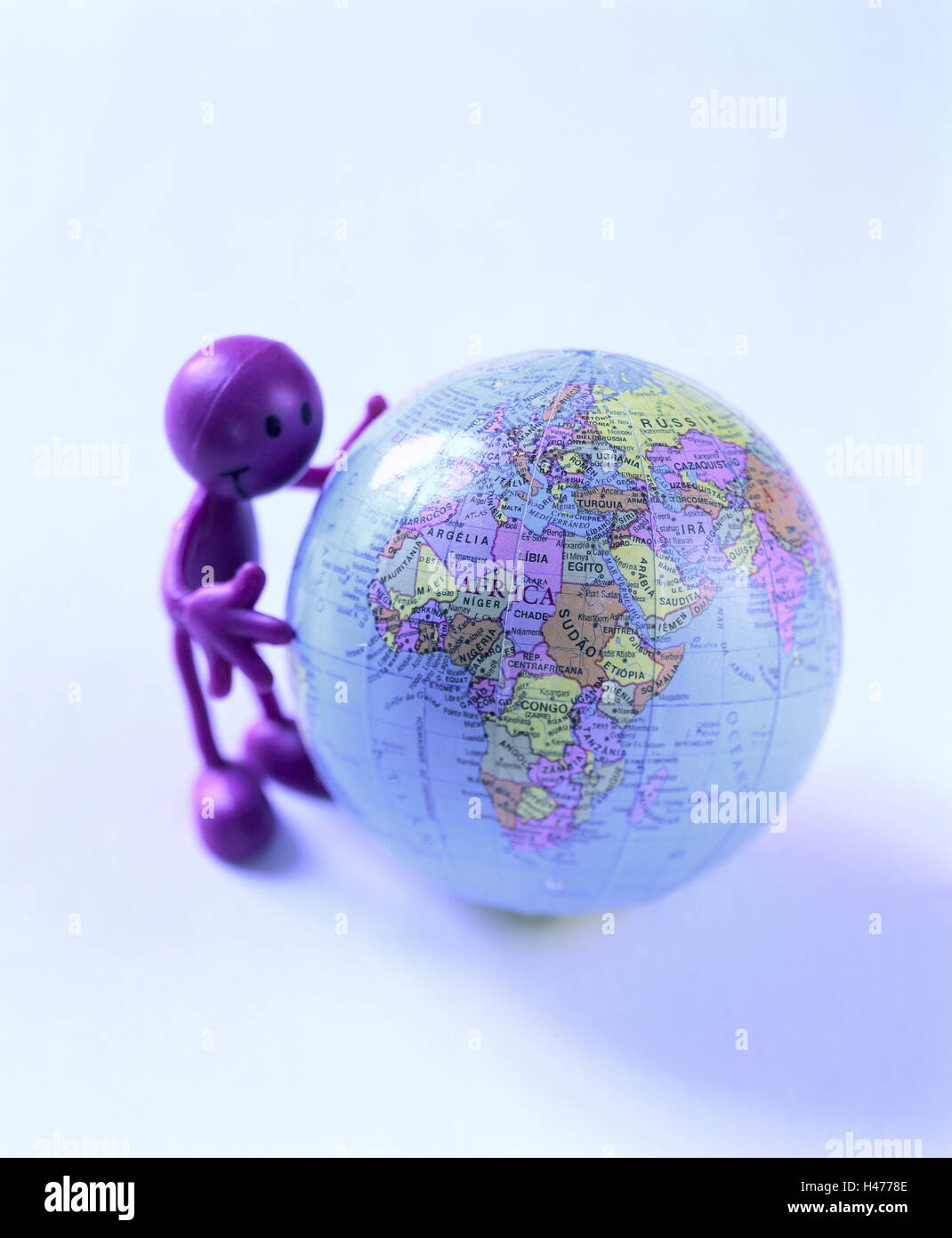 Toys, figure, globe, little man, game figure, toys figure, little man