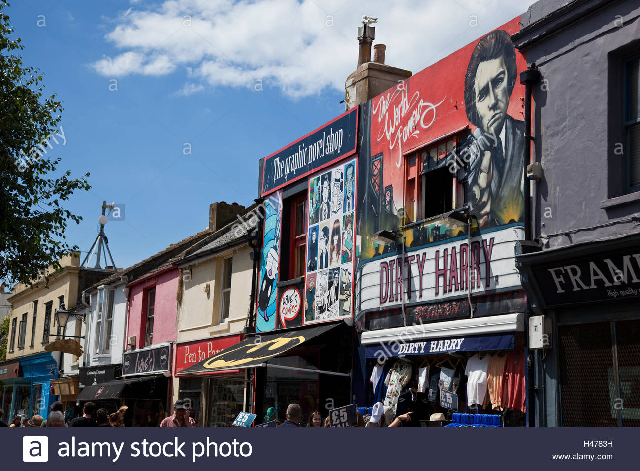 Brighton Clothes Shops Stock Photos & Brighton Clothes Shops Stock
