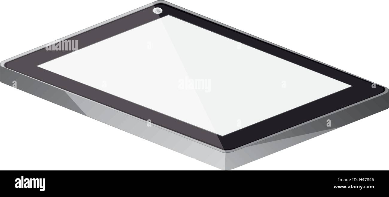 tech touch tablet camera front lying down Stock Vector Image & Art - Alamy
