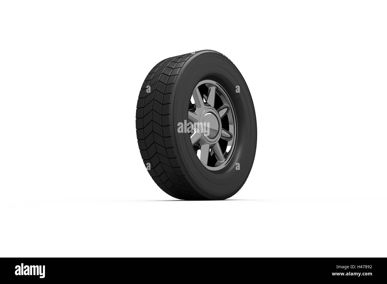 one car wheel Stock Photo Alamy