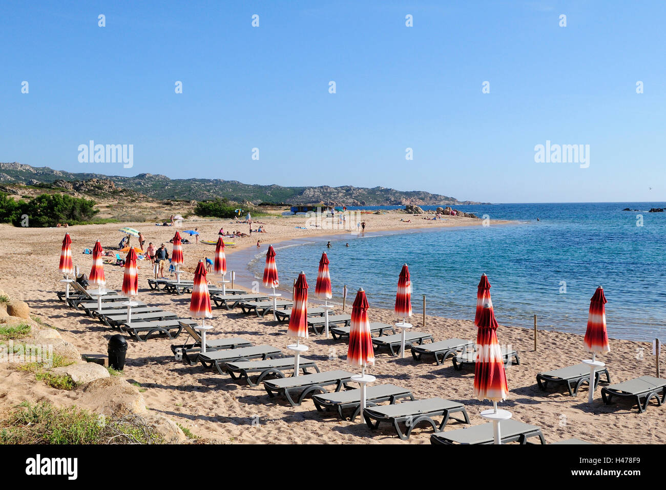 View On The Beach Of La Tonnara Plage Bonifacio Corsica