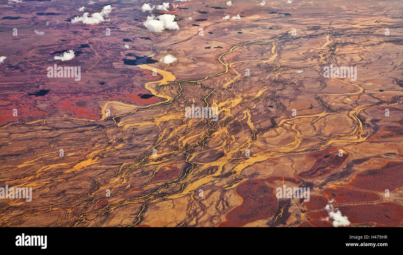 Australia, Northern Territory, scenery, bushland, aerial shot, Stock Photo