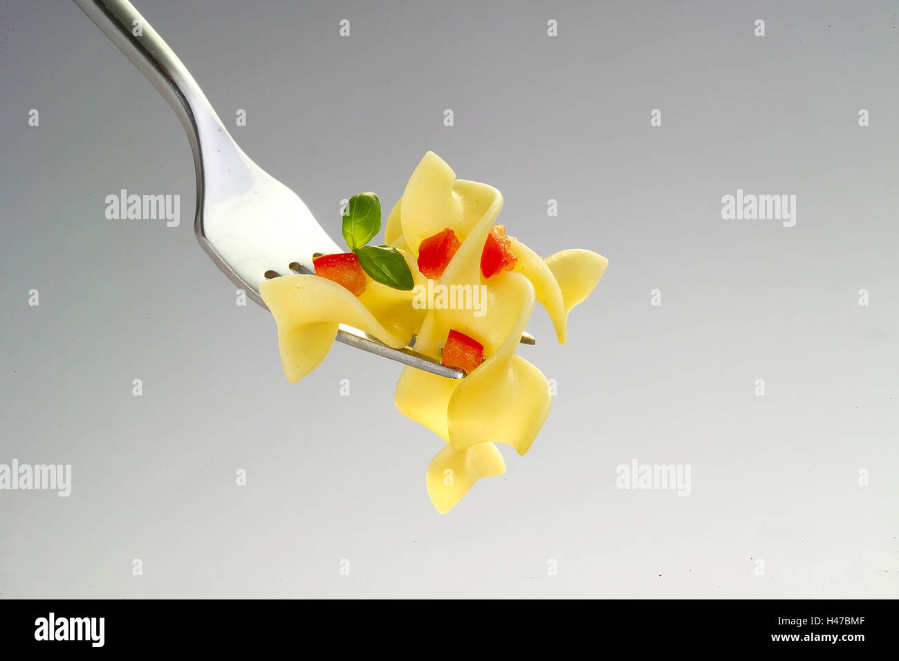 Fork, noodles Stock Photo Alamy