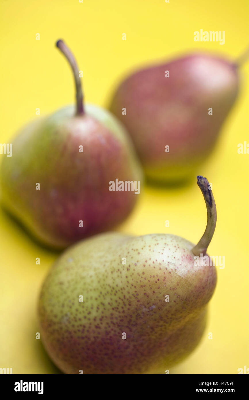 Pears, Food, fruit, pomes, fruits, notice board pears, three, ripe ...